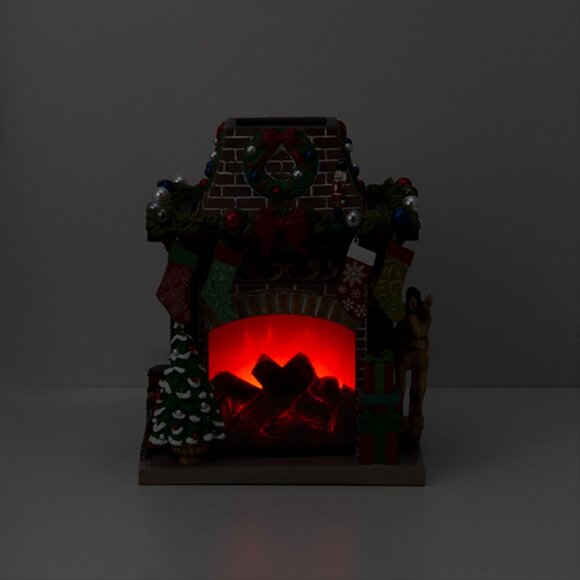 Scentsy 2020 HOLIDAY HEARTH Limited Edition Wax Warmer 2020 Christmas Fireplace - Picture 2 of 3